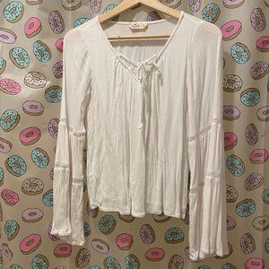 Hollister White Long Sleeve